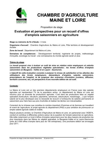 "offre d'emplois saisonniers" (pdf : 28,3ko)