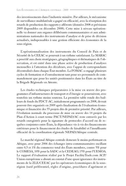 les Ã©conomies de l'afrique centrale - United Nations Economic ...