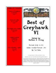 Best of Greyhawk VI