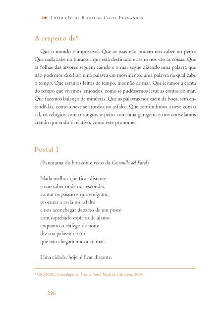 Poesia Estrangeira - Academia Brasileira de Letras