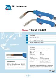 TBi 250 (FX , DR) - TBi Industries