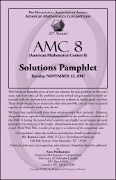 2007 AMC 8 Solutions
