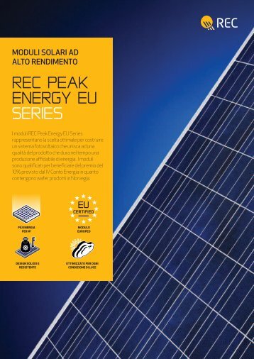 Rec Peak Energy EU Series 225-250W - On Energy