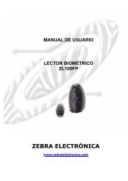 MANUAL LECTOR ZL100FP.pdf - Zebra Electronica