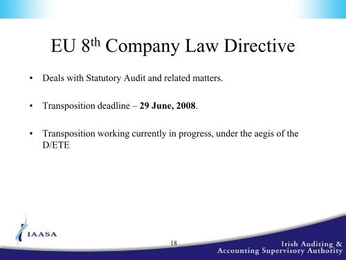 March 2008 - Irish Auditing & Accounting Supervisory Authority