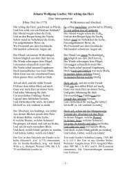 Gedichtanalyse Am Beispiel A Zgefundena œ Von Johann Wolfgang Von