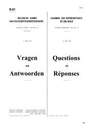 Vragen Antwoorden Questions RÃ©ponses - de Kamer