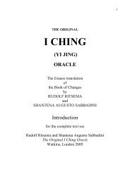 The Original I Ching - The Pari Center for New Learning