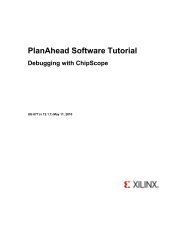 Xilinx PlanAhead Software Tutorial: Debugging with ChipScope