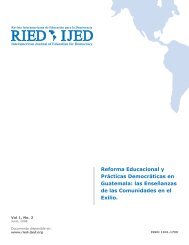 Reforma Educacional y Prácticas Democráticas en Guatemala: las ...