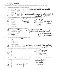 Exam 2 key - Web Physics