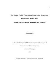 (NEPTUNE): Power System Design, Modeling and Analysis