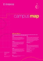 Campus map - University of Liverpool