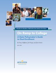 On Ramp to College - Jobs for the Future
