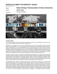 Naked Heritage: Reinterpretation of Urban Authenticity - MArch(Prof ...