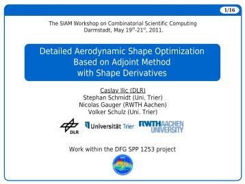 Detailed Aerodynamic Shape Optimization Based on Adjoint Method ...