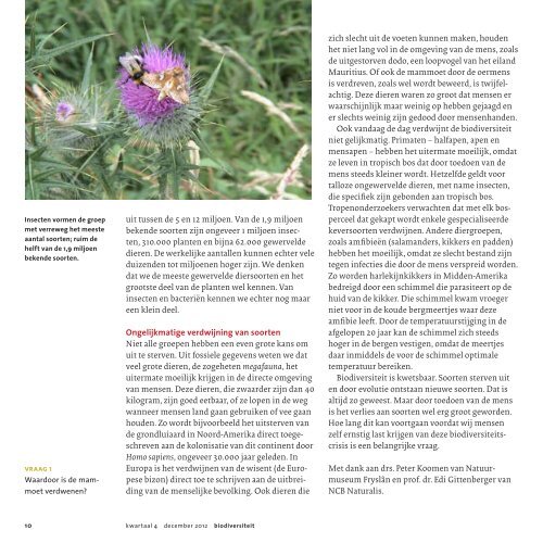 cahier Biodiversiteit - Biomaatschappij