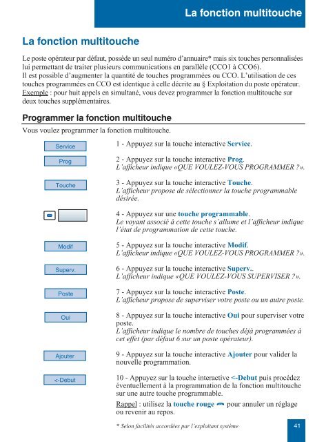 Guide utilisateur M760E Poste opÃ©rateur - Atelsys