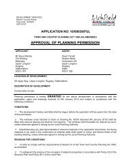 APPROVAL OF PLANNING PERMISSION - Lichfield District Council