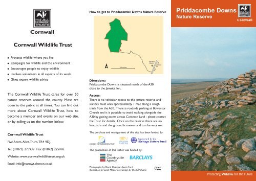 Priddacombe Downs Nature Reserve - Cornwall Wildlife Trust