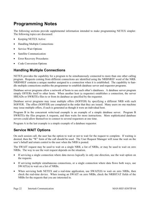 SDISC Assembler Call - NetEx