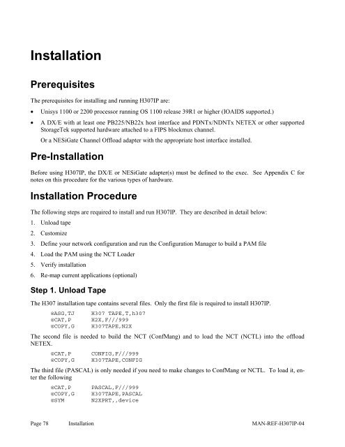 SDISC Assembler Call - NetEx