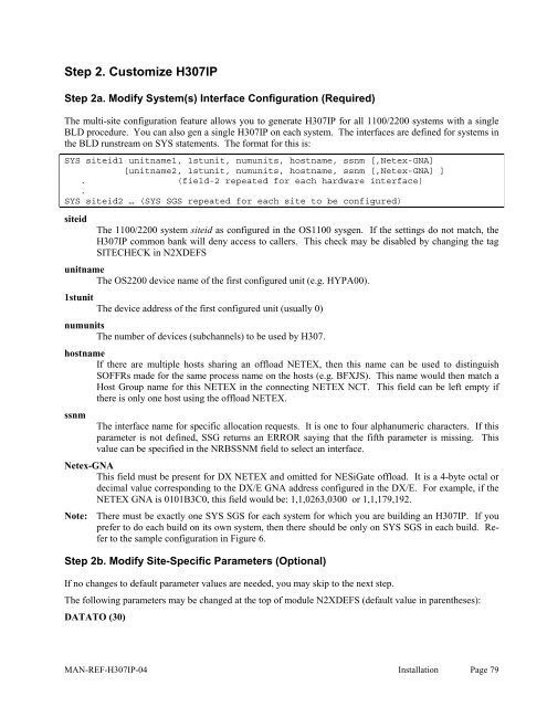 SDISC Assembler Call - NetEx