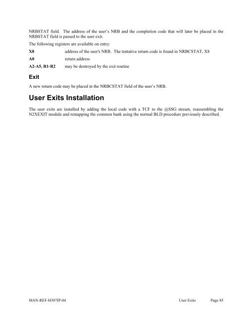 SDISC Assembler Call - NetEx