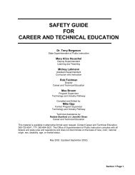 OSPI Safety Guide for CTE - Spokane Public Schools