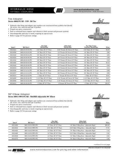 Hydraulic Hose - Motion Industries