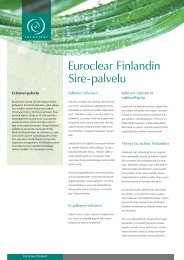 Euroclear Finlandin Sire-palvelu