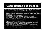 Camp Rancho Los Mochos