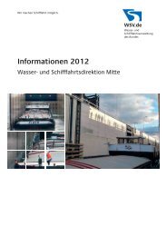 Informationen 2012 - WSD Mitte - Wasser- und ...