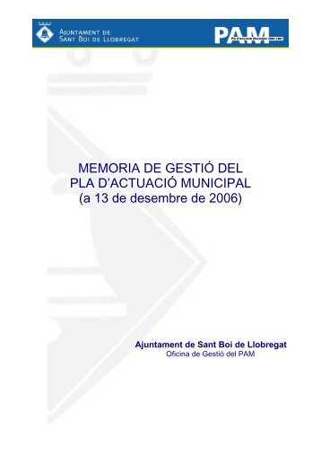 a 13 de desembre de 2006 - Ajuntament de Sant Boi de Llobregat