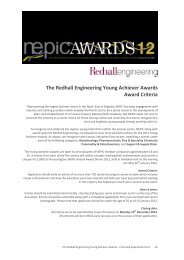 The Redhall Engineering Young Achiever Awards Award ... - NEPIC