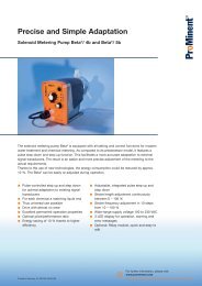 Solenoid Metering Pump Beta®/ 4b and Beta®/ 5b