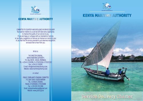 K.M.A. New Service Charter