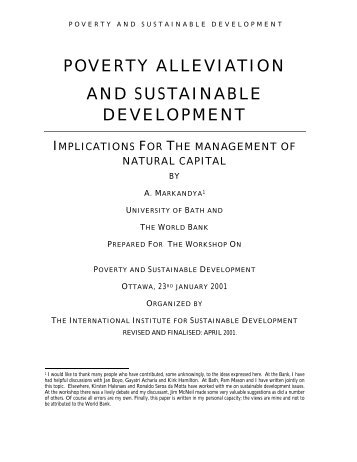 PDF - 120 KB - International Institute for Sustainable Development