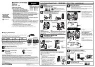 Magnetic Low-Voltage Dimmer English - Pegasus Lighting