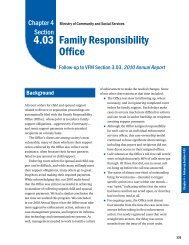 4.03 Family Responsibility Office - Auditor General of Ontario