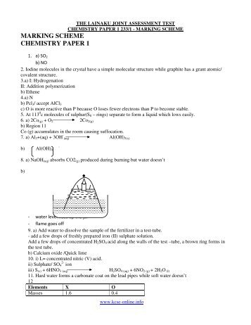 Chemistry papers online