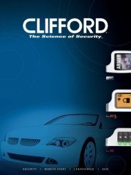 Brochure Clifford - CLIFFORD Electronics Benelux