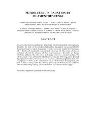 PETROLEUM DEGRADATION BY FILAMENTOUS FUNGI - IPEC