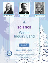 Winter Packet_Grade 7 - Science - Miami-Dade County Public Schools