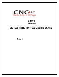 User's Manual Template - CNC4PC