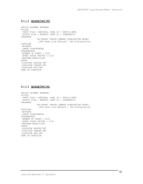 Travel Demand Model - OKI