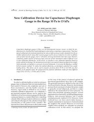 New calibration device for capacitance diaphragm gauge in