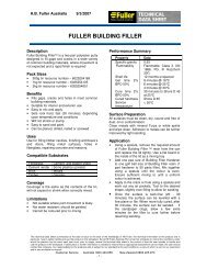 FULLER BUILDING FILLER - All Fasteners