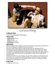 curious thing - The Film Collaborative