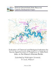 Final Report - Decentralized Water Resources Collaborative